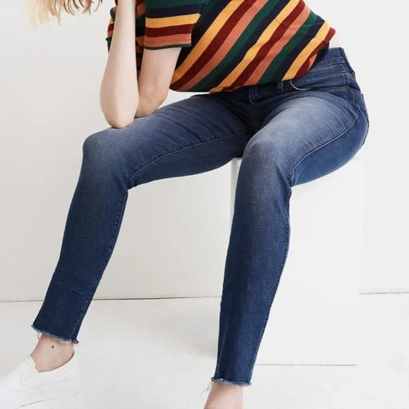 Madewell 10 High-Rise Skinny Jeans in Brockton Wash Size 28 EUC